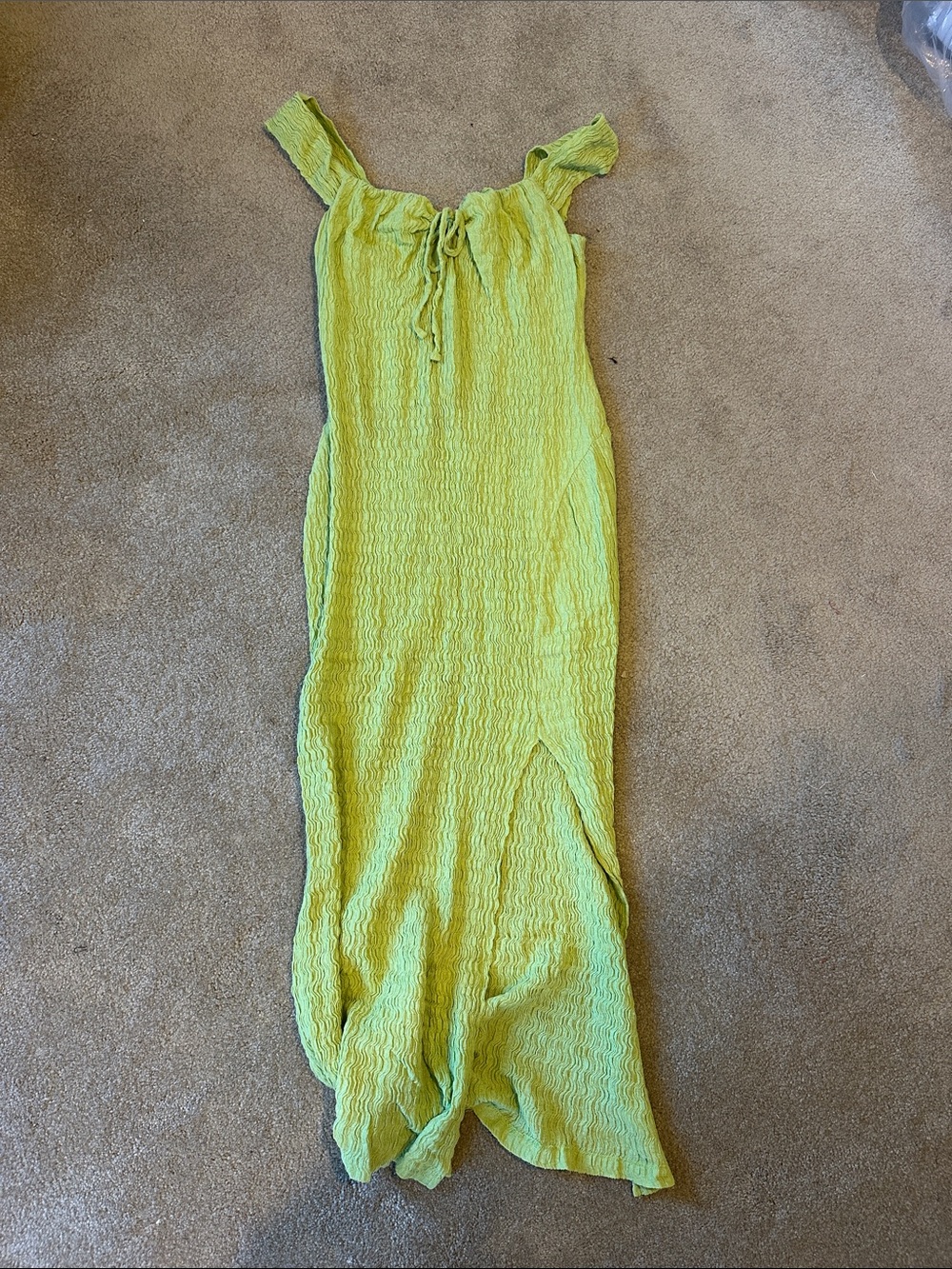 FP BEACH green maxi dress
